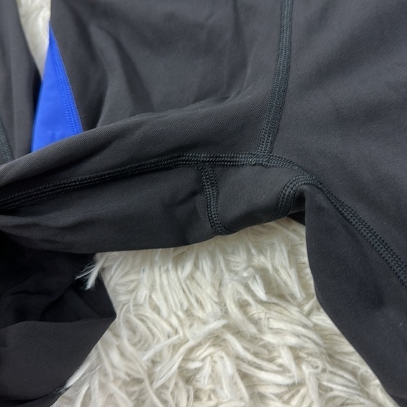 Lululemon Kick Serve Sweat Tight 25" Black / Blazer Blue / White - Picture 2 of 4